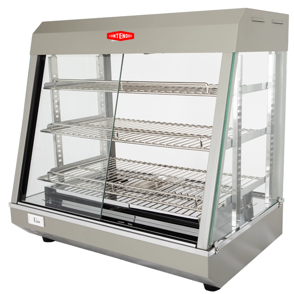 Contender Deli 1 Heated Display – 600mm Wide, 3 Shelf Hot Food Display