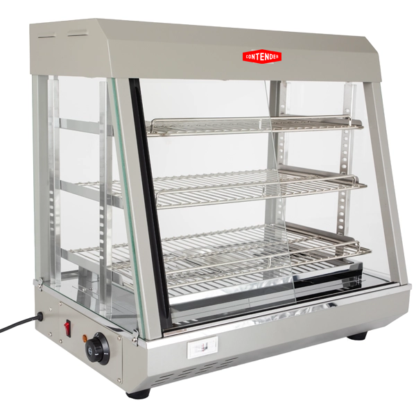 Contender Deli 1 Heated Display – 600mm Wide, 3 Shelf Hot Food Display