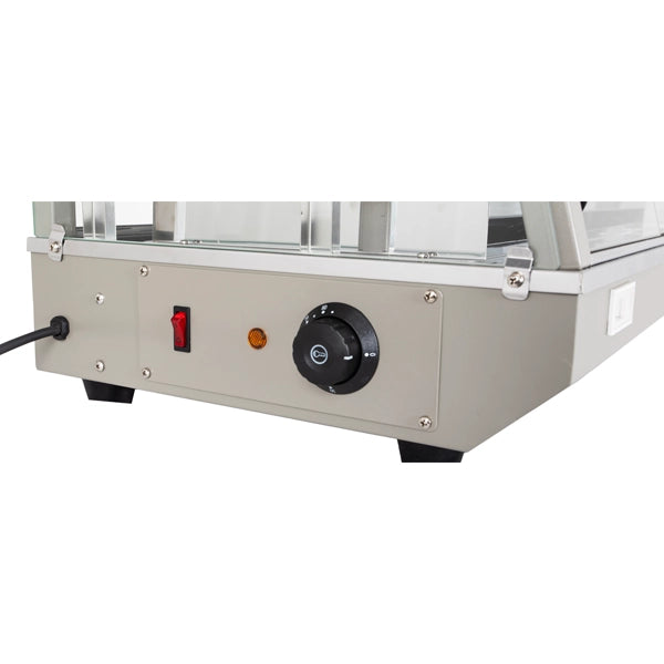 GRADE 1 - Deli 1 Quattro 3 Shelf Hot Food Display 600mm Wide