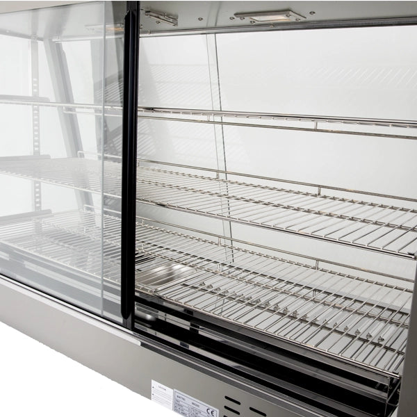 Quattro 1200mm Wide Heated Display 3 Shelf