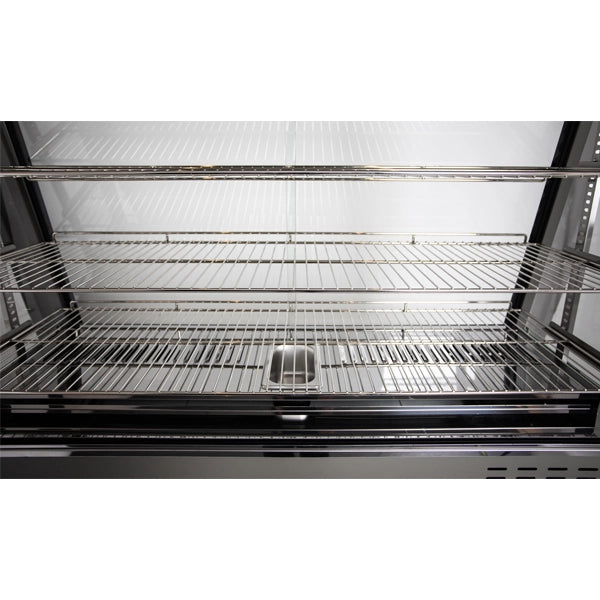 Quattro 1200mm Wide Heated Display 3 Shelf