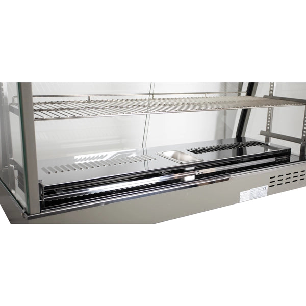 Quattro 1200mm Wide Heated Display 3 Shelf
