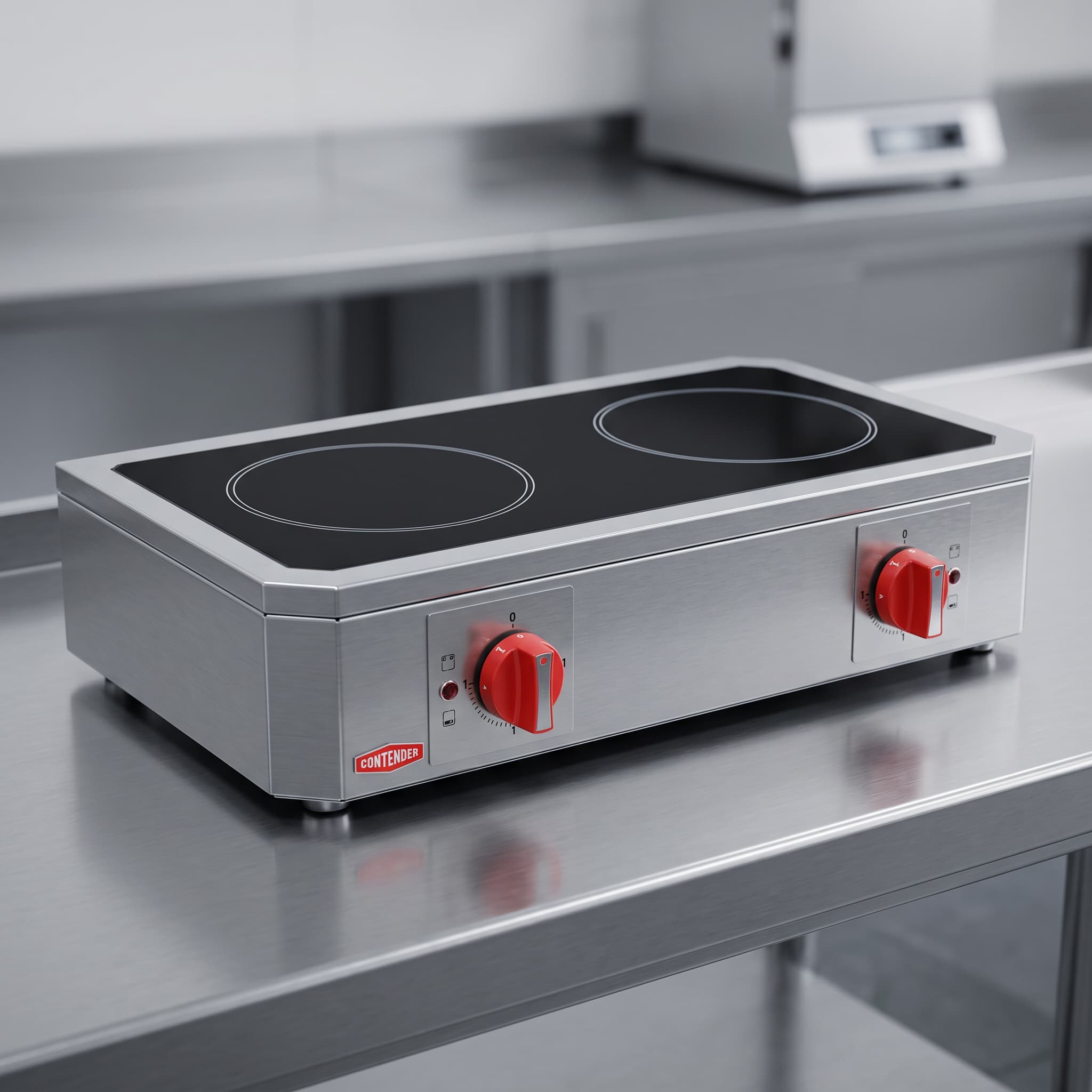 Contender Countertop Dual Zone Electric cooker Boiling Ring