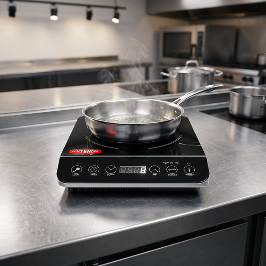 Contender 2kW Digital Induction Hob – Precise Temperature Control & Energy Efficient Cooking
