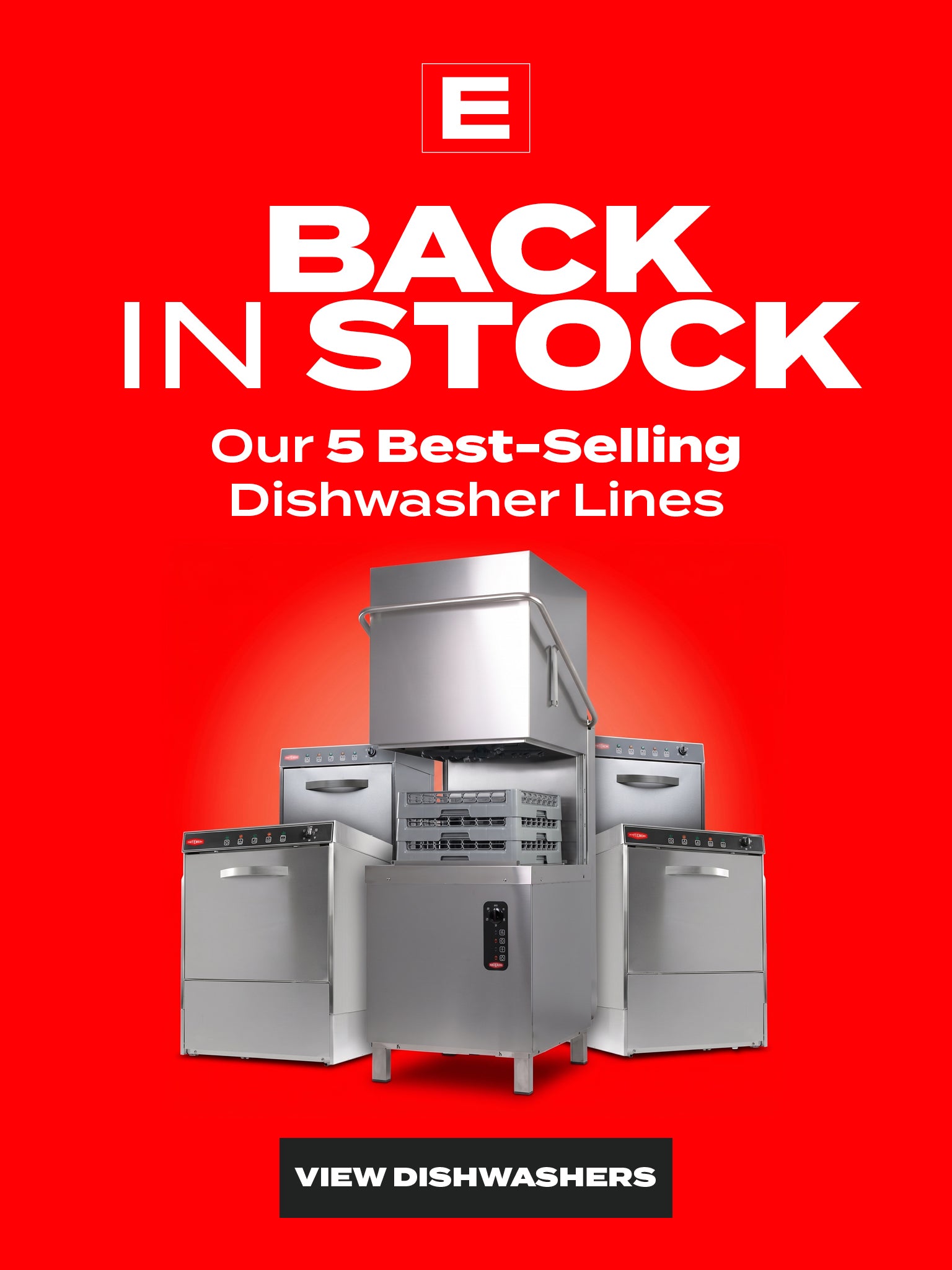 Our best-selling dishwasher lines are back in stock!