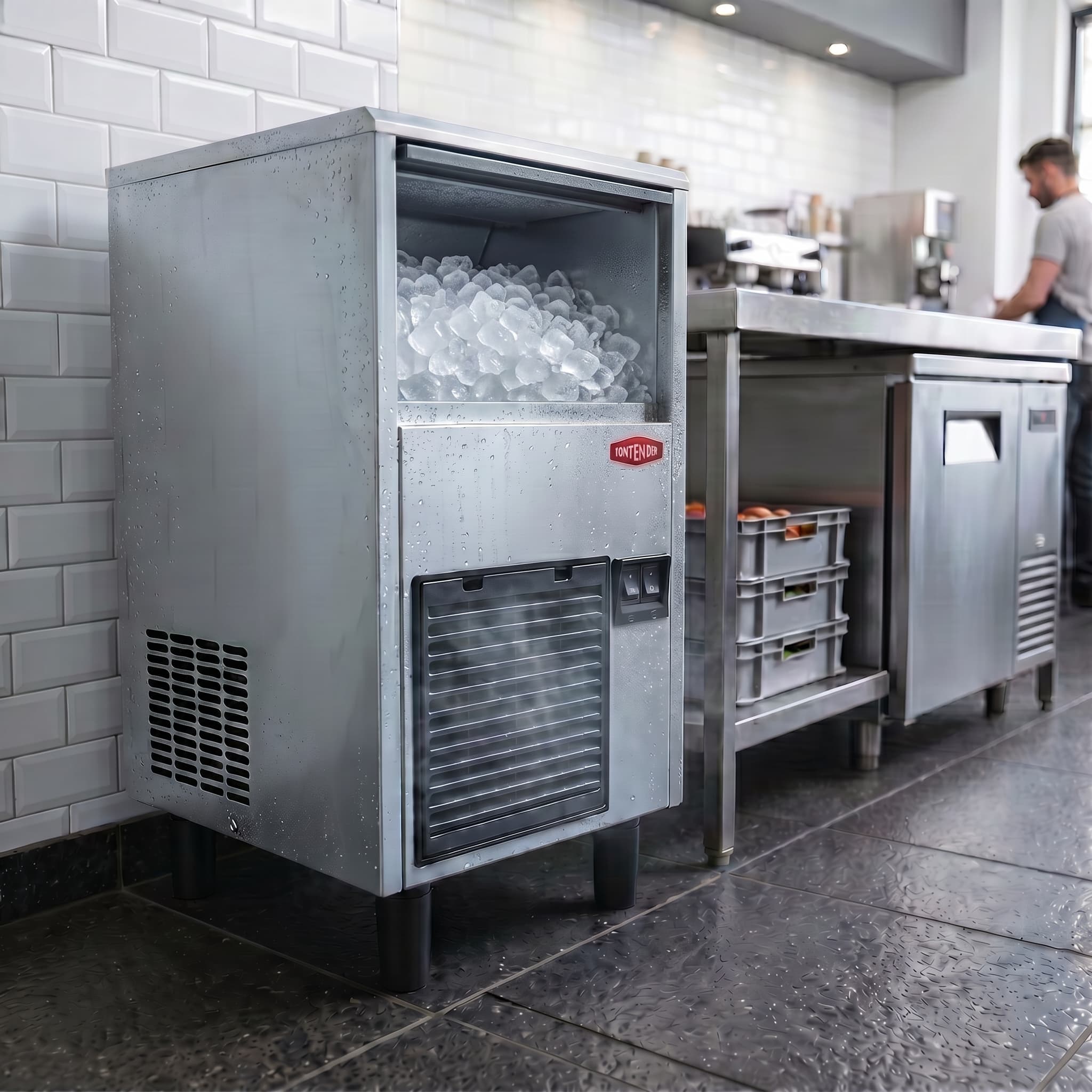 Contender 27kg Commercial Ice Machine – Reliable High-Output Ice Maker