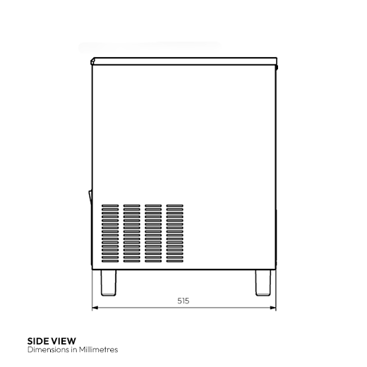 Contender 27kg Commercial Ice Machine – Reliable High-Output Ice Maker