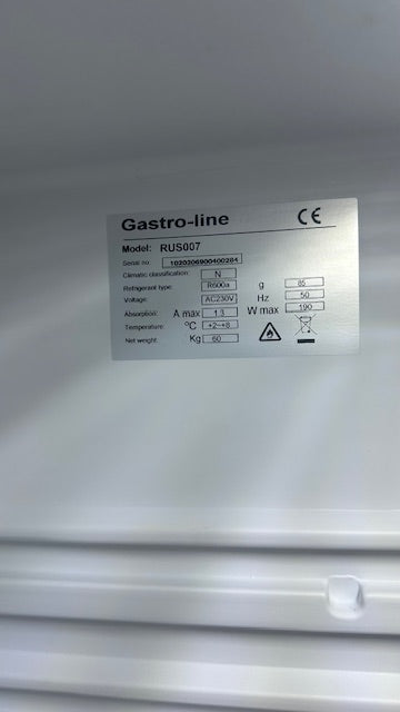 GRADE 2 - Gastroline 400 Litre Stainless Steel Door Catering Fridge
