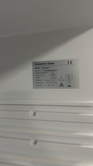 GRADE 2 - Gastroline 600ltr White Catering Fridge