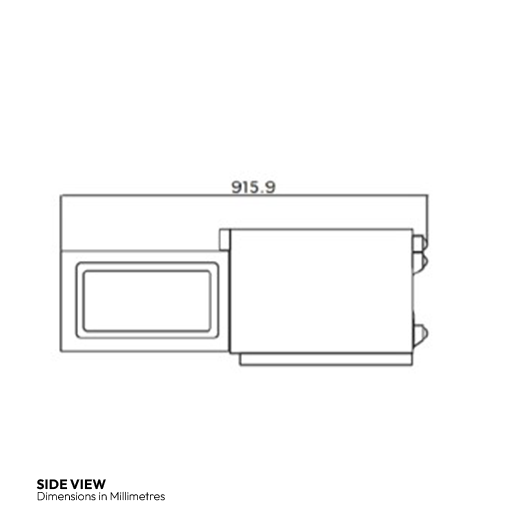 Contender 1800W Heavy Duty Commercial Microwave – 17L Capacity & High-Output Heating