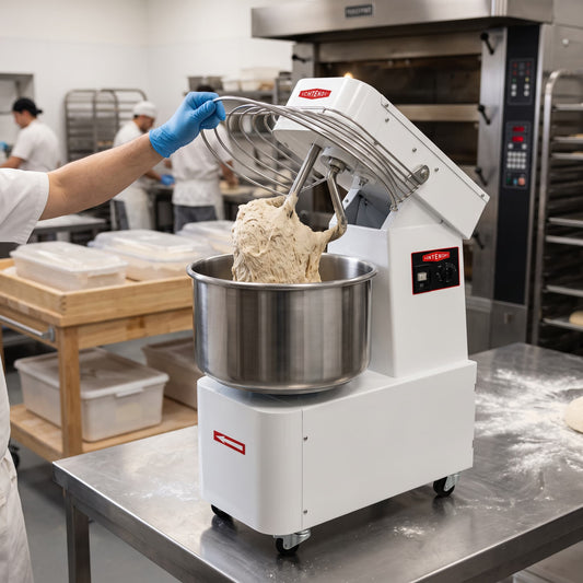 Contender 22L Spiral Dough Mixer (16kg, 13A) – Perfect Dough Every Batch