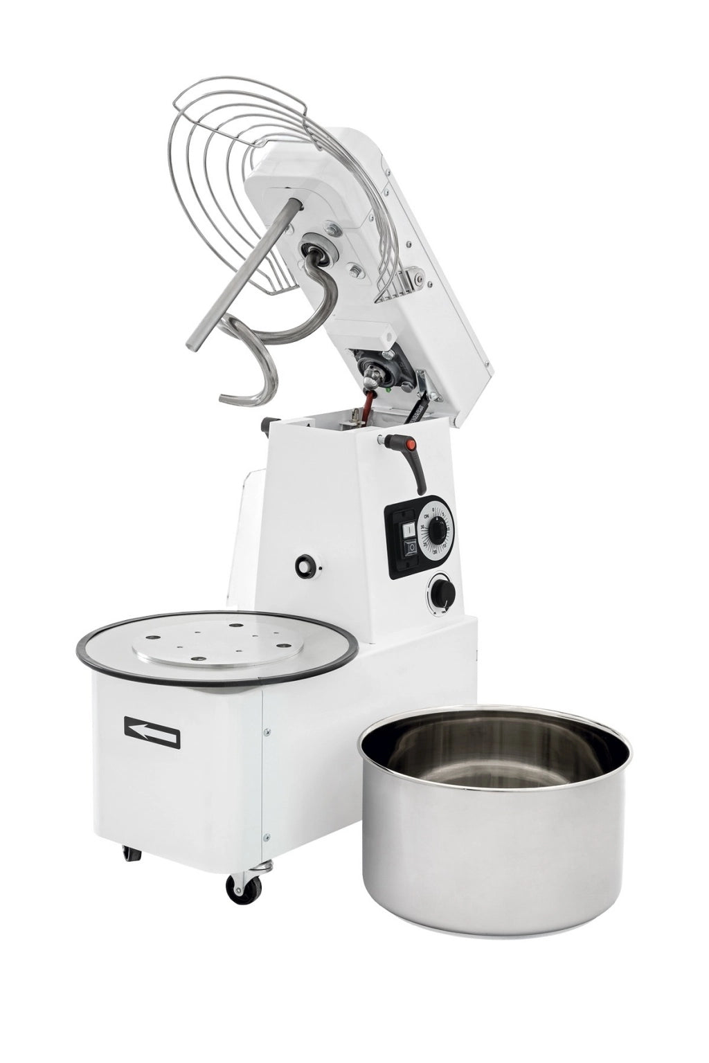 Contender 22L Spiral Dough Mixer (16kg, 13A, Variable Speed, Removable Bowl & Lift-Up Lid) – Consistent Premium Dough Production