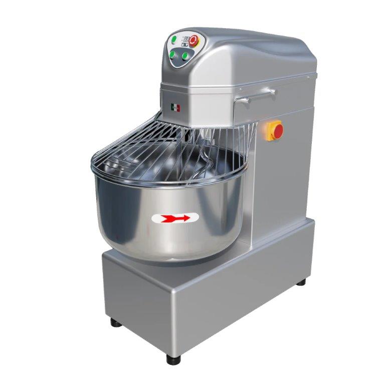 GRADED - Italinox 66 Litre Twin Speed Spiral Dough Mixer 3 Phase Electric Heavy Duty