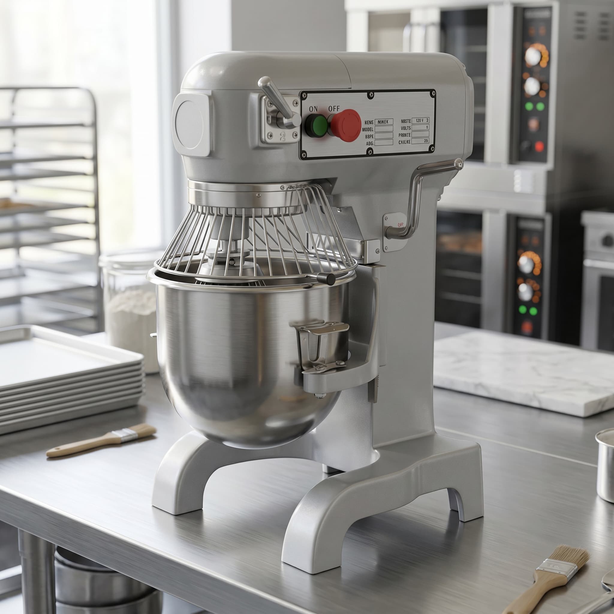 Contender 15L Planetary Mixer with Emergency Stop – Mid-Volume Mixing for Busy Kitchens