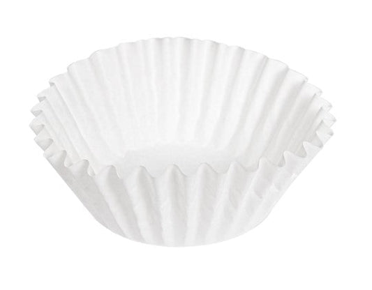 Case of 500 40 x 25mm White Greaseproof Cupcake Cases