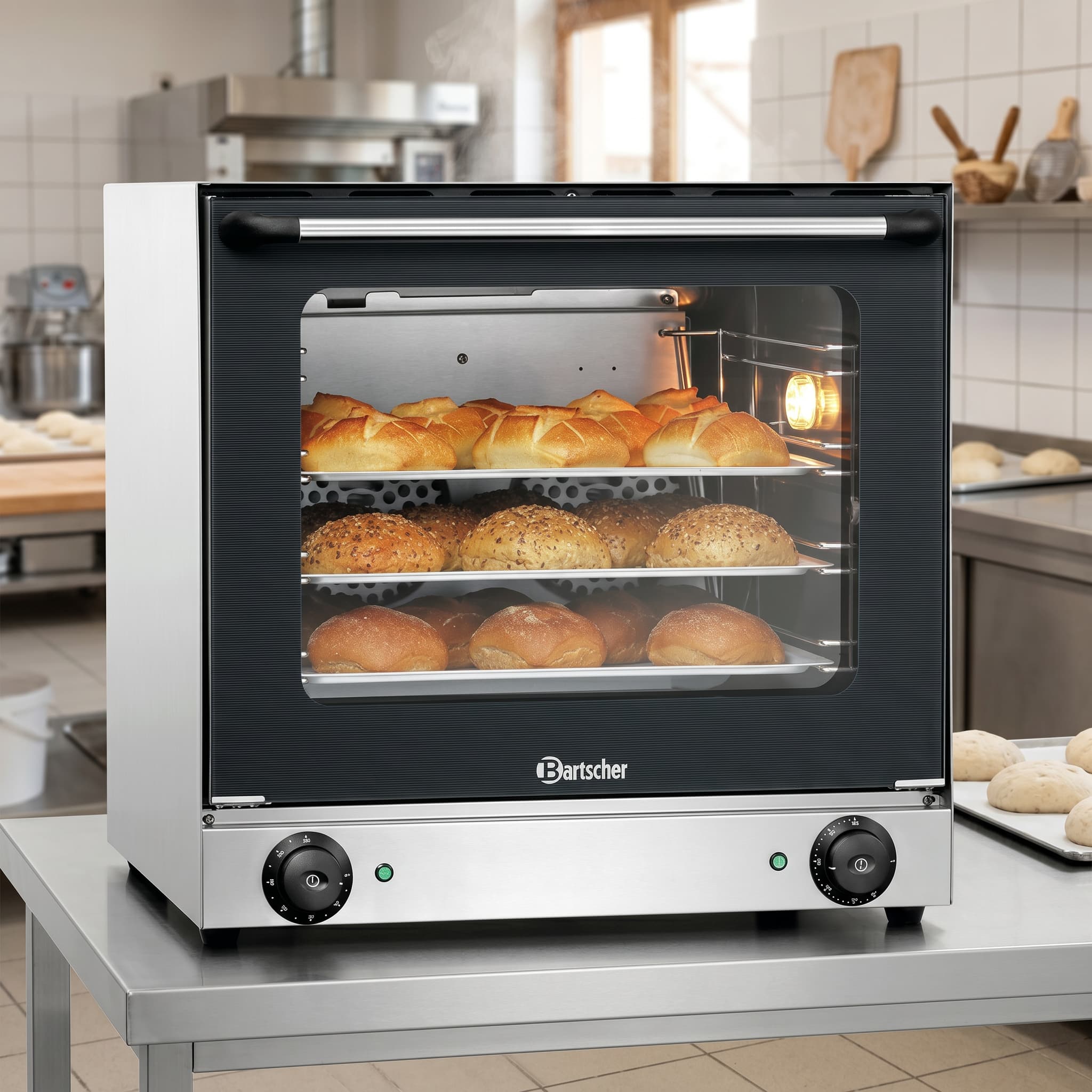 Bartscher 57L Electric Convection Oven – Fast, Even Cooking for Busy Kitchens