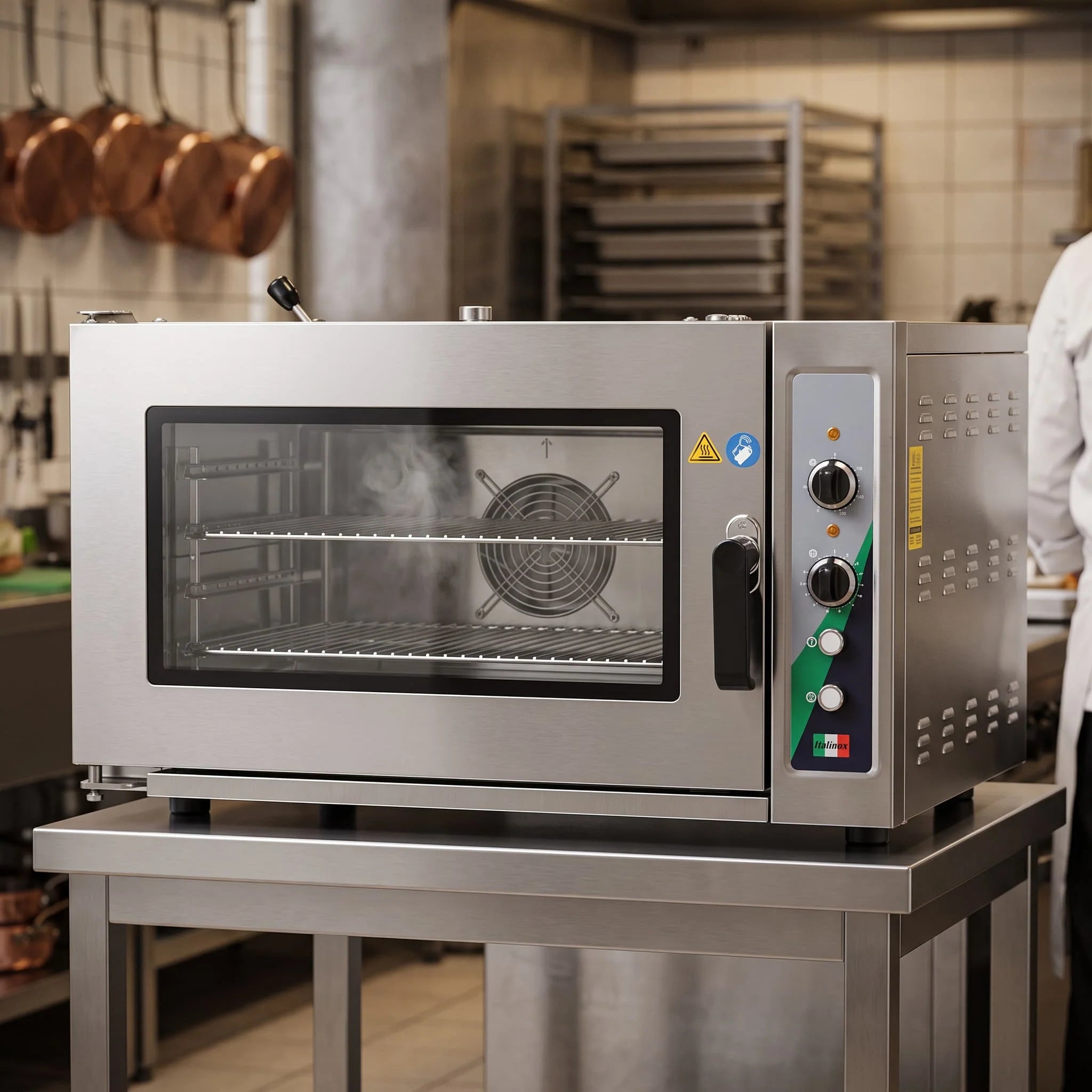 Contender 112L convection oven with steam