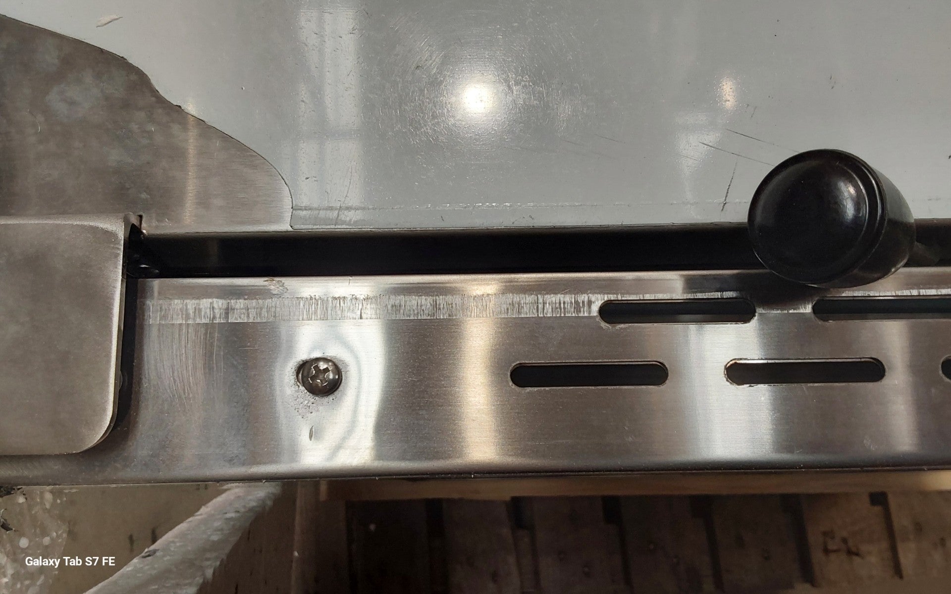 Graded unit scratches above the door