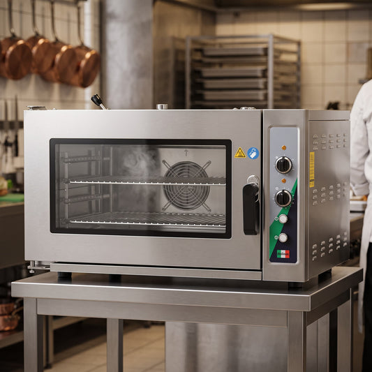 Contender 112L Convection Oven with Steam – 4 x 1/1GN Pan Capacity for High-Volume Cooking