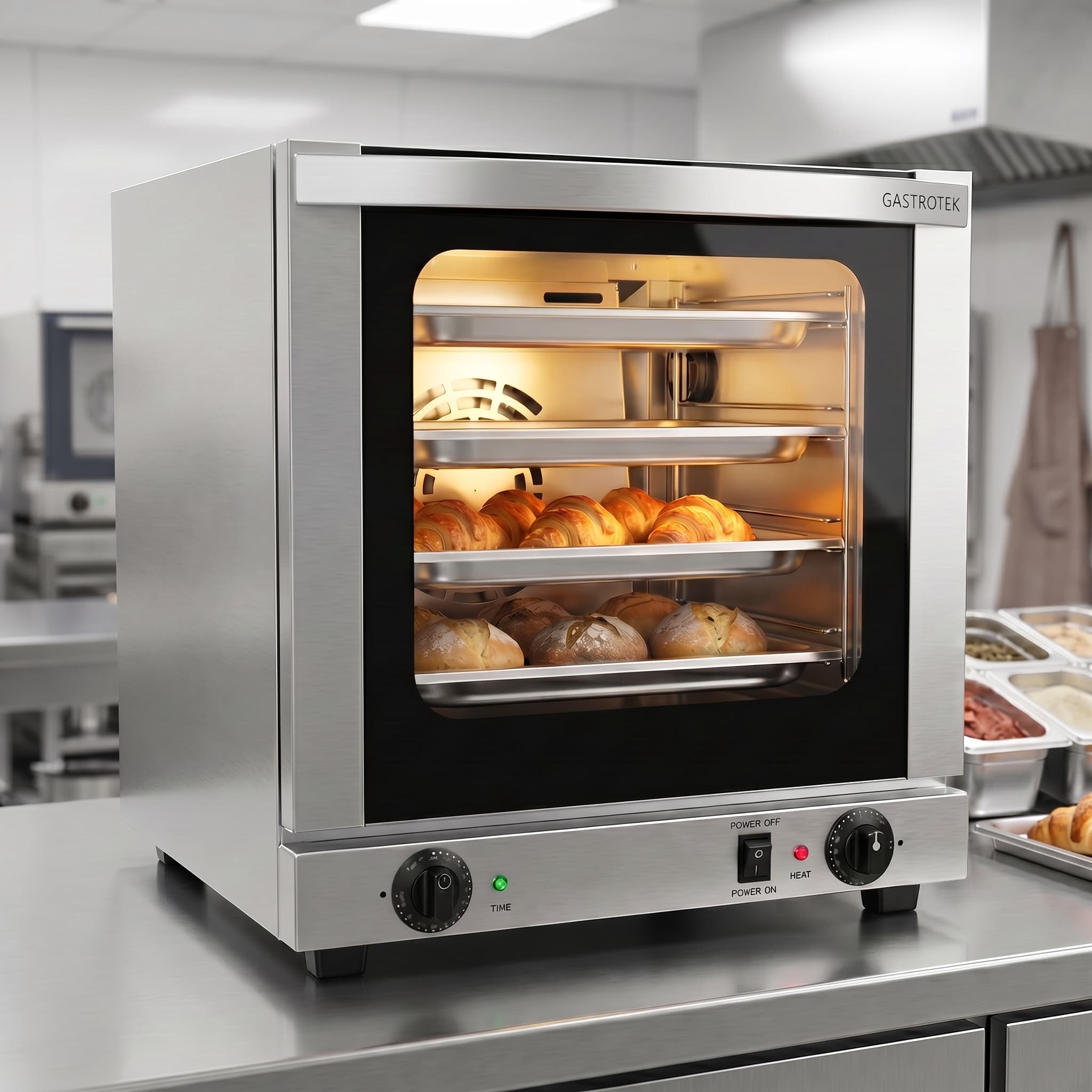 Contender 45L Convection Oven – Fan-Assisted Even Heat & High-Capacity Baking