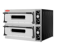 Contender Twin Deck Single Phase Pizza Oven - 12 x 13"