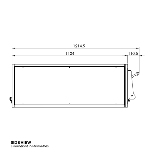Contender Single Deck Pizza Oven (6 x 13", 3 Phase) - Brick Base for Perfect Heat Distribution and Even Cooking
