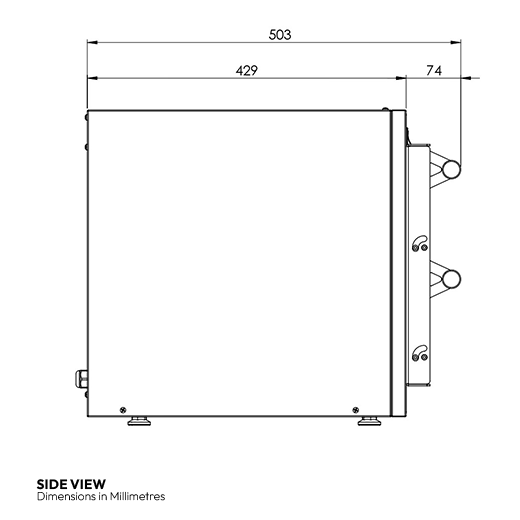Contender Twin Deck Pizza Oven (1 x 14", 13A) - Ultimate tool for Pizza Cooking