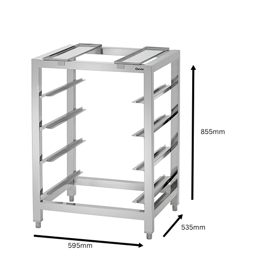Bartscher Base Stand for 57L Convection Oven – Heavy-Duty Floor Standing Oven Support