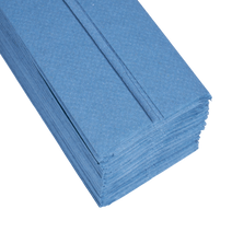 Hand Towels C Fold 1ply Blue Case of 2400
