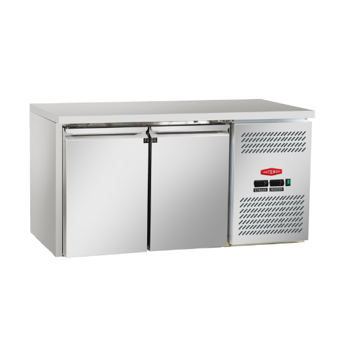Contender 2 Door Dual Temperature Prep Counter Fridge & Freezer
