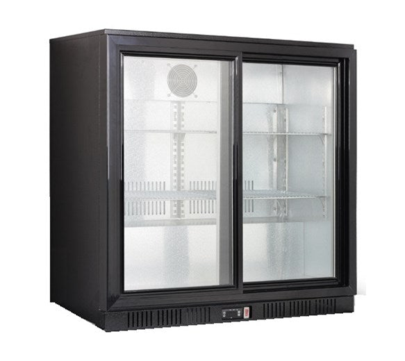 Contender 220L Double Door Bottle Cooler (Sliding Doors) – Reliable Chilled Drinks Storage