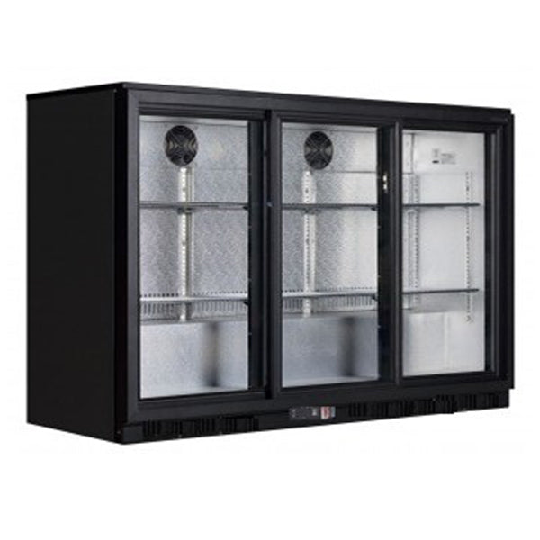Contender Commercial 320L Sliding Triple Door Bottle Cooler
