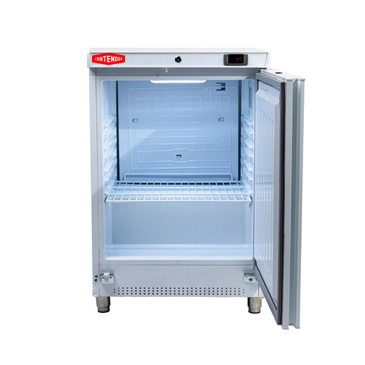 Contender White Undercounter Fridge | 130L, Digital Control – Compact Chilled Storage