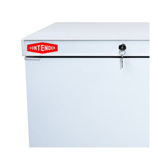 Contender White Undercounter Fridge | 130L, Digital Control – Compact Chilled Storage