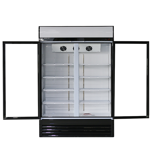 Contender 908L Hinged Glass Door Display Fridge
