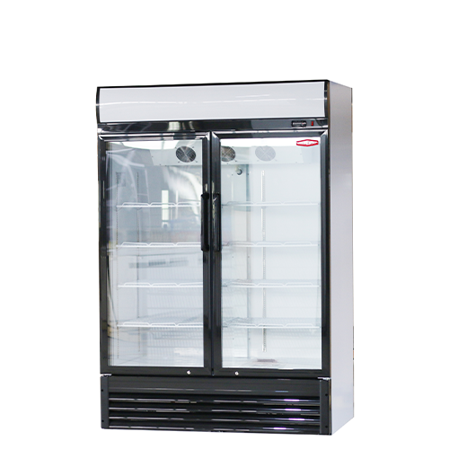 Contender 908L Hinged Glass Door Display Fridge