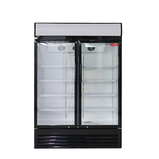 Contender 908L Hinged Glass Door Display Fridge