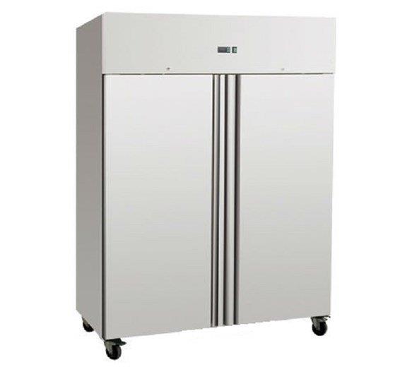 Contender 1200 Litre Double Door Stainless Steel Refrigerator with Castors