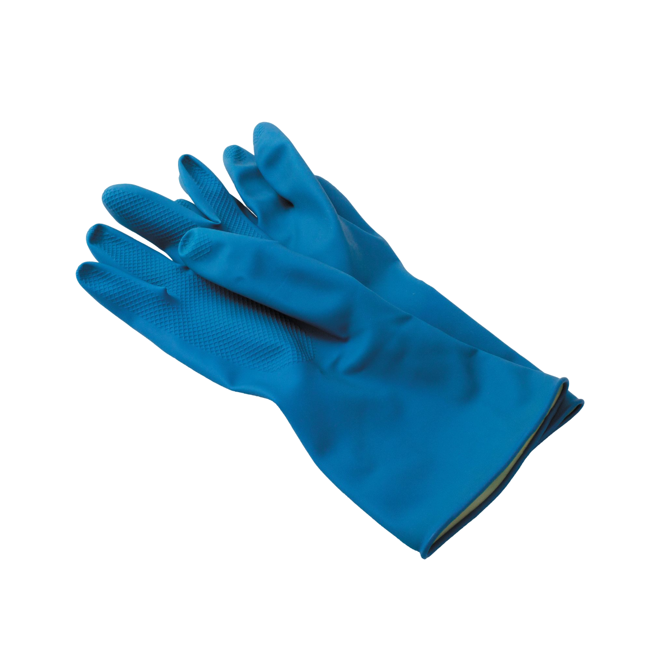 Pro-Guard Rubber Gloves Large Blue - 1 Pair