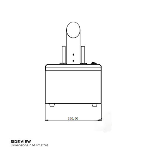 Contender Glass Dryer and Polisher - 8 Brushes, 660 glasses per hour