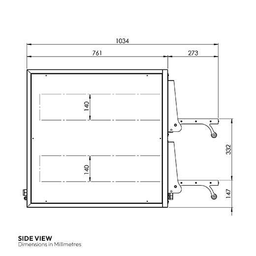 Contender Twin Deck Single Phase Pizza Oven - 8 x 13"