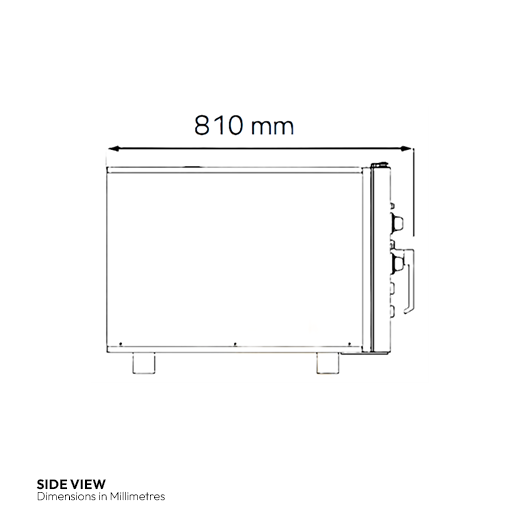 Italinox 112 Litre Commercial Convection Oven with Steam for 4 x 1/1GN Pans