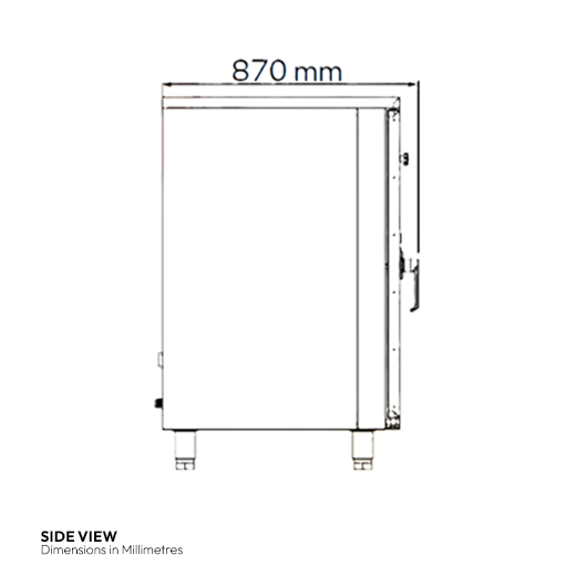 Italinox Large 287 Litre 10 Grid Combi Convection Oven with Steam