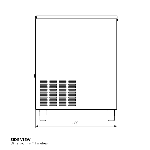Contender Commercial Ice Machine - 47kg Output