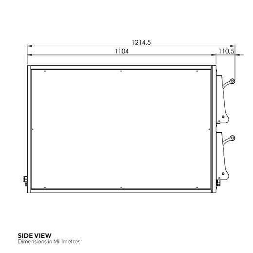 Contender Twin Deck Single Phase Pizza Oven - 12 x 13"