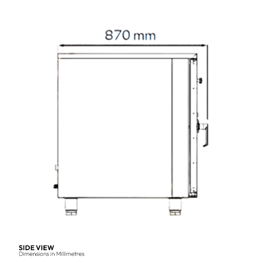 Italinox Large 181 Litre 6 Grid Combi Convection Oven with Steam