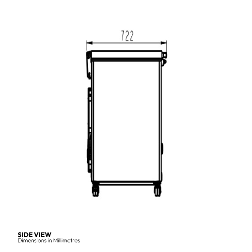 Contender 655L Capacity Twin Lid Chest Freezer