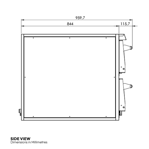 Contender XL44 Twin Deck Electric Pizza Oven. 8 x 14 Inch Pizzas