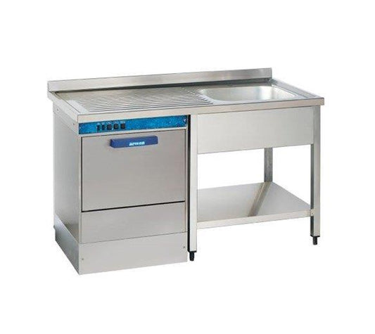 GRADED 1 - Premium 1200mm Single Bowl Dishwasher Sink. Left Hand Drainer