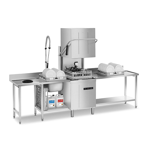 Smeg Professional Ecoline Hood Type Dishwasher 500mm Basket – SPH505L